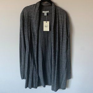 Long Sleeve Top (cardigan) - Grey